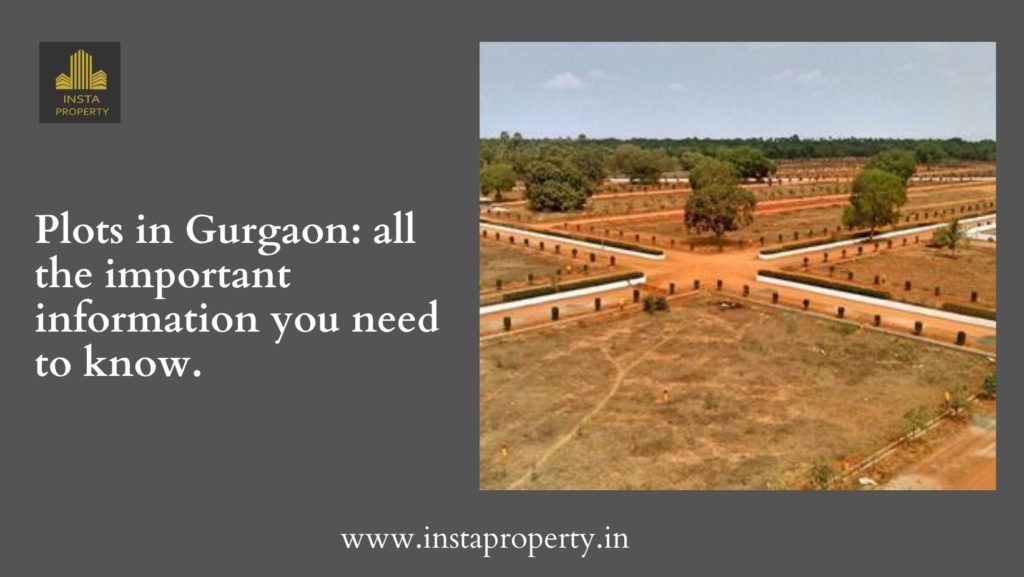 Plots in Gurgaon: all the important information you need to know.